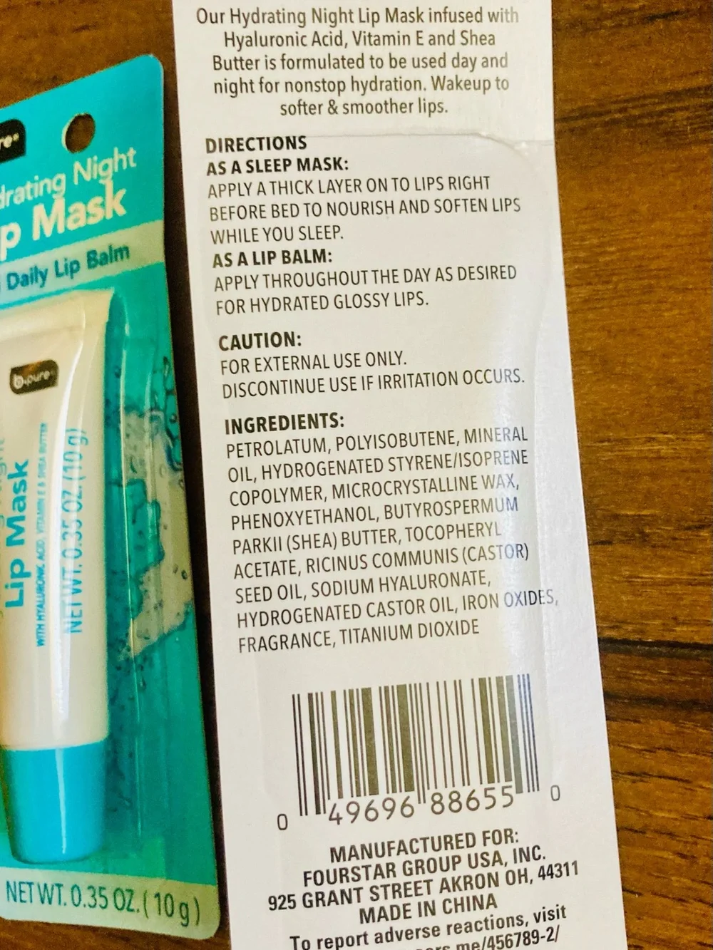 Hydrating Night Lip Mask & Daily Lip Balm — Aqua (2)
